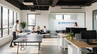 ورزش تنیس روی میز در محیط کاری